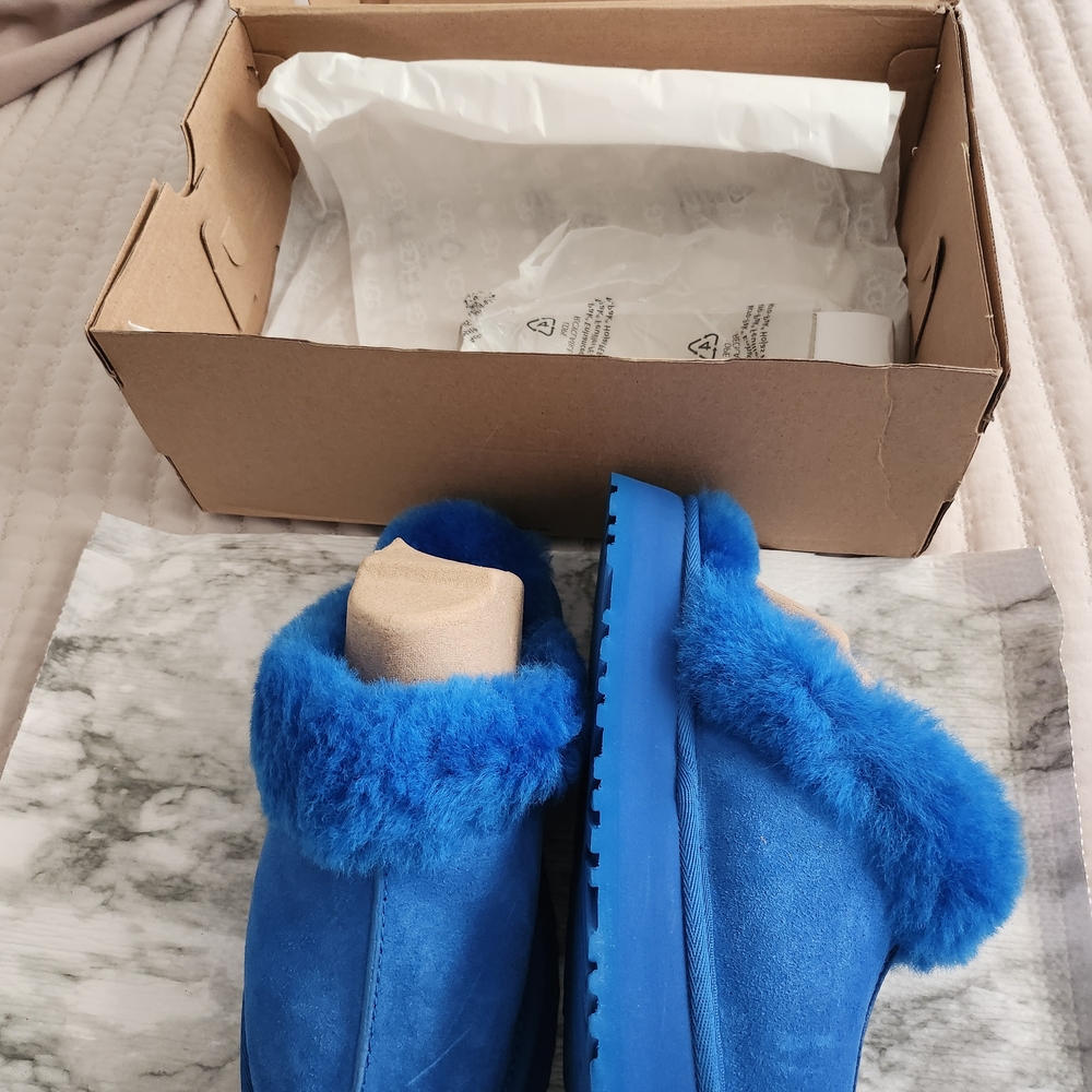 UGG Blue Women's Slippers,new